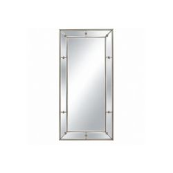 Constance 100x210cm Rectangle Floor Mirror - Antique Silver - OUTLET NSW