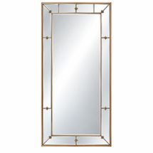 Constance 68x172.5cm Rectangle Wall Mirror - Antique Gold - OUTLET NSW