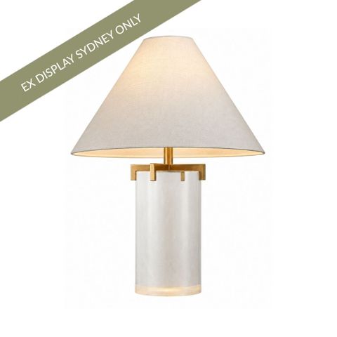 Shelby Table Lamp - Antique Brass - OUTLET NSW