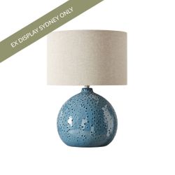 Godard Table Lamp - Teal Blue - OUTLET NSW