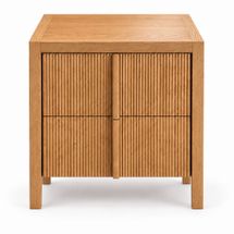 Brianna 50x60cm 2 Drawer Bedside Table - OUTLET NSW