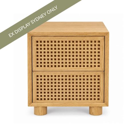 Honeycomb 50x60cm Bedside Table - OUTLET NSW