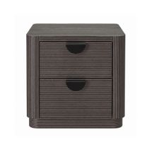 Sandy 50x50cm Bedside Table - Black - OUTLET NSW