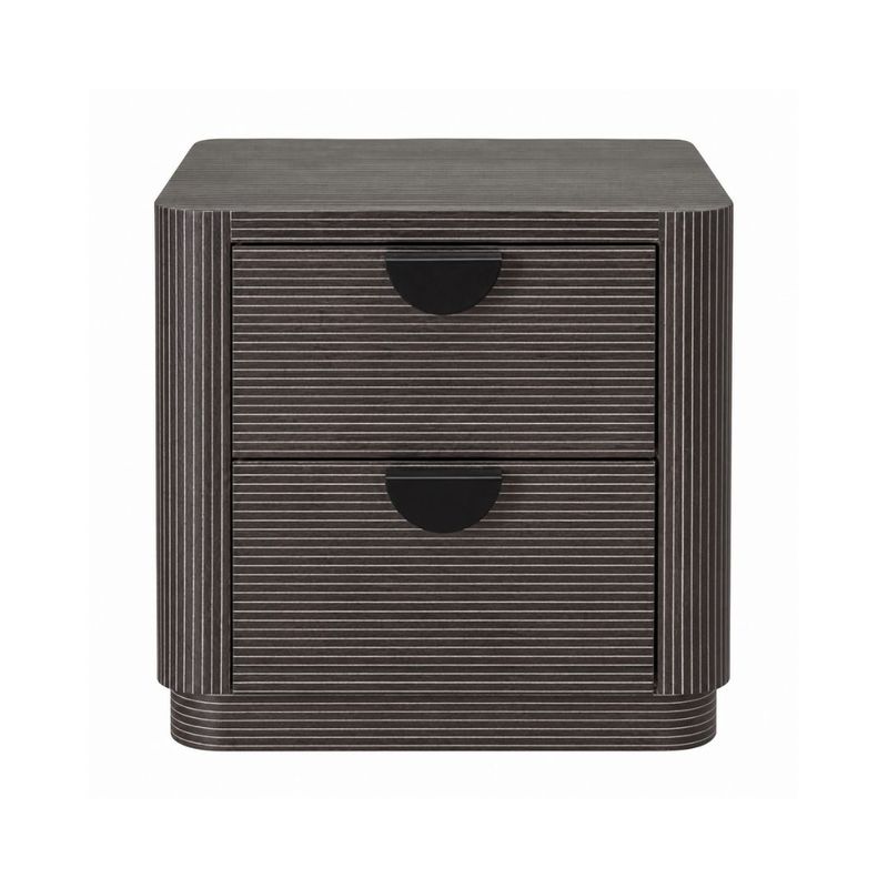 Sandy 50x50cm Bedside Table - Black - OUTLET NSW