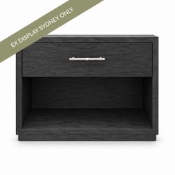 Cat Eye 60x50cm Rectangular Bedside Table - OUTLET NSW