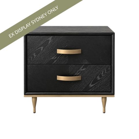 Kumi 65x65cm Bedside Table - OUTLET NSW