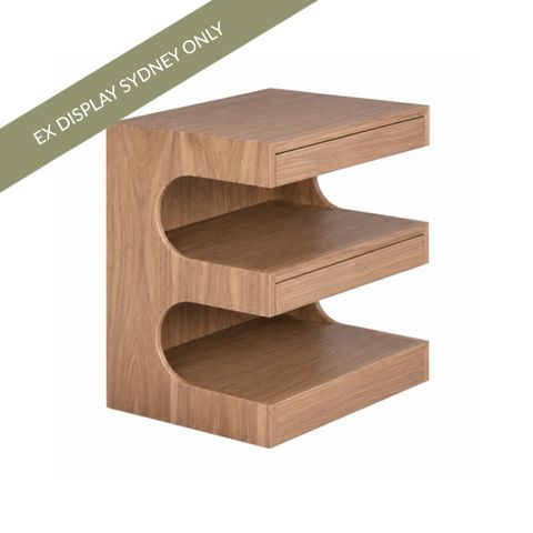 Eevie 60x60cm Bedside Table - OUTLET NSW