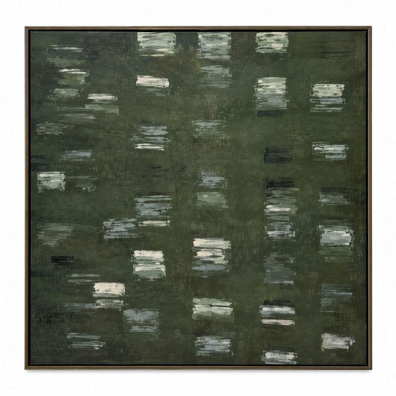 Moss Signals 120x120CM Canvas Painting - OUTLET NSW