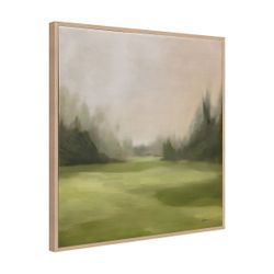 Green Meadows 100x100cm Canvas Painting - OUTLET NSW