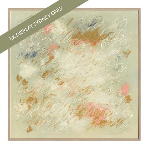 Verdant Whisper 120x120cm Canvas Painting - OUTLET NSW
