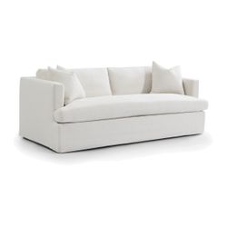 Birkshire 3 Seater Slip Cover Sofa - Ecru Linen