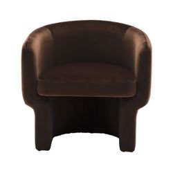 Avenue Arm Chair - Chocolate Velvet
