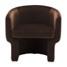 Avenue Arm Chair - Chocolate Velvet
