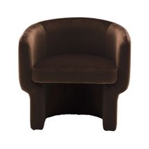 Avenue Arm Chair - Chocolate Velvet