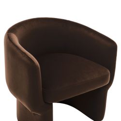 Avenue Arm Chair - Chocolate Velvet