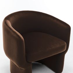 Avenue Arm Chair - Chocolate Velvet