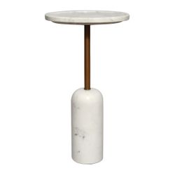 Solada Marble Cocktail Table - Large White