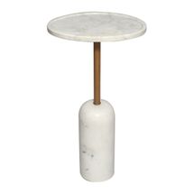 Solada Marble Cocktail Table - Large White