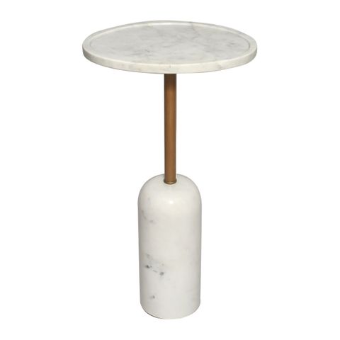 Solada Marble Cocktail Table - Large White