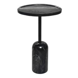 Solada Marble Cocktail Table - Small Black