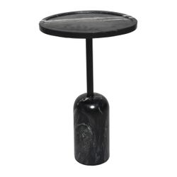 Solada Marble Cocktail Table - Small Black