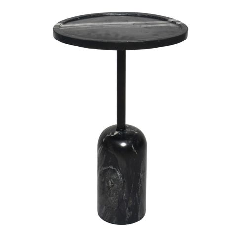 Solada Marble Cocktail Table - Small Black