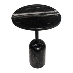 Solada Marble Cocktail Table - Small Black