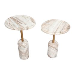 Solada Marble Cocktail Table - Large Natural