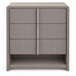 Daniel 50x60cm 3 Drawer Bedside Table - OUTLET NSW