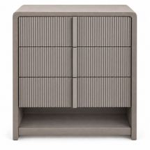Daniel 50x60cm 3 Drawer Bedside Table - OUTLET NSW