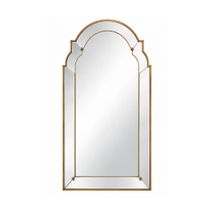 Constance 68x101.5cm Arch Wall Mirror - Antique Gold - OUTLET NSW