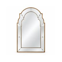 Constance 68x101.5cm Arch Wall Mirror - Antique Gold - OUTLET NSW