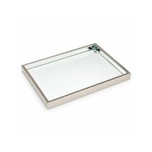 Zeta Mirror Tray - Large Antique Silver - OUTLET NSW