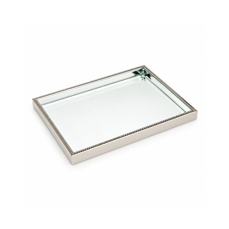 Zeta Mirror Tray - Large Antique Silver - OUTLET NSW