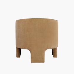 Kylie Arm Chair - Ochre Velvet - OUTLET NSW