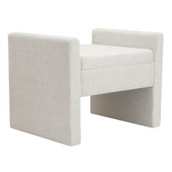 Brigitte Stool - Speckle Ecru