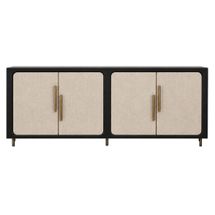 Leafa 193cm Buffet - Black - OUTLET NSW