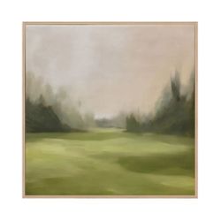 Green Meadows 100x100cm Canvas Painting - OUTLET NSW