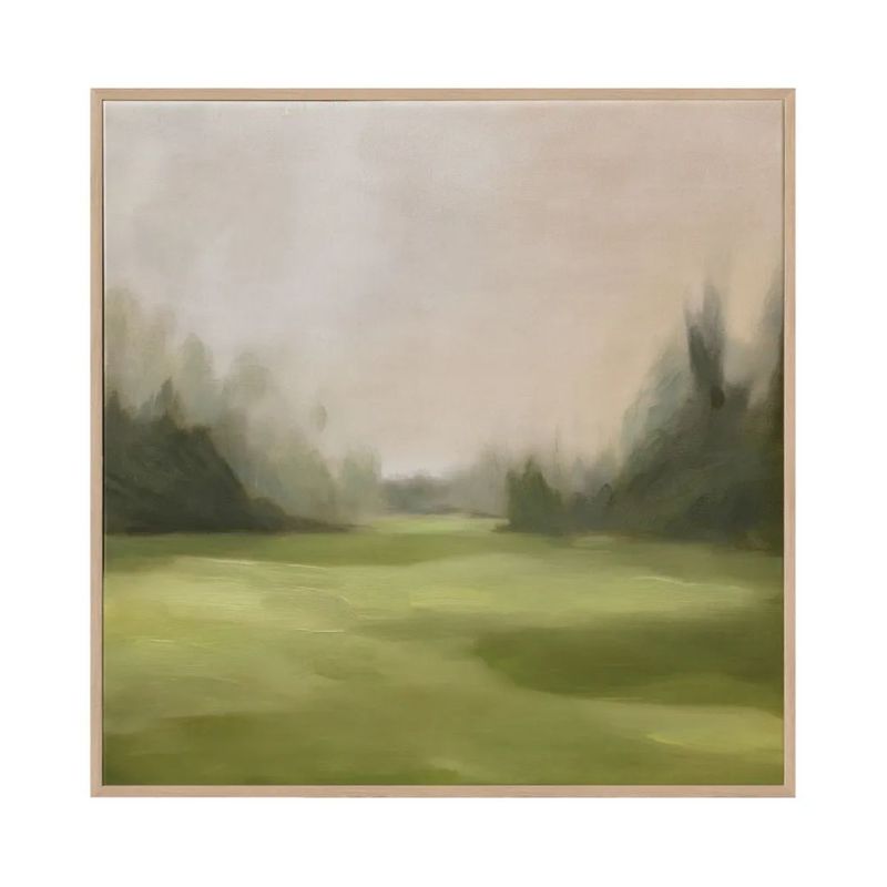 Green Meadows 100x100cm Canvas Painting - OUTLET NSW