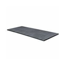 Leeton Oak Dining Table TOP ONLY - 2.4m Black  - OUTLET NSW
