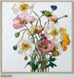 Poppies  I  100x100cm Canvas Painting - OUTLET NSW