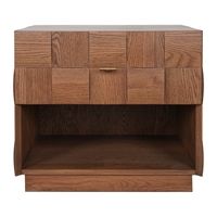 Desmond 57x51cm 1 Drawer Bedside Table - OUTLET NSW