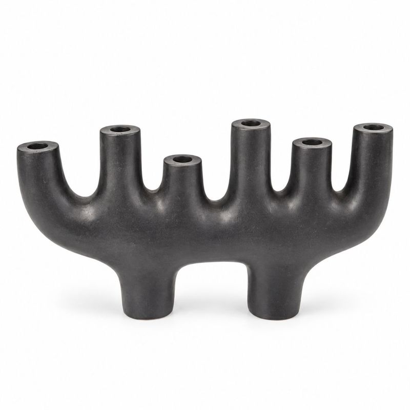 Steele Candle Holder - Black Bronze - OUTLET NSW