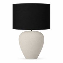 Picasso Table Lamp - Natural w Black Shade