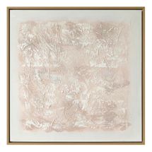 White Linen Enhanced Canvas Print