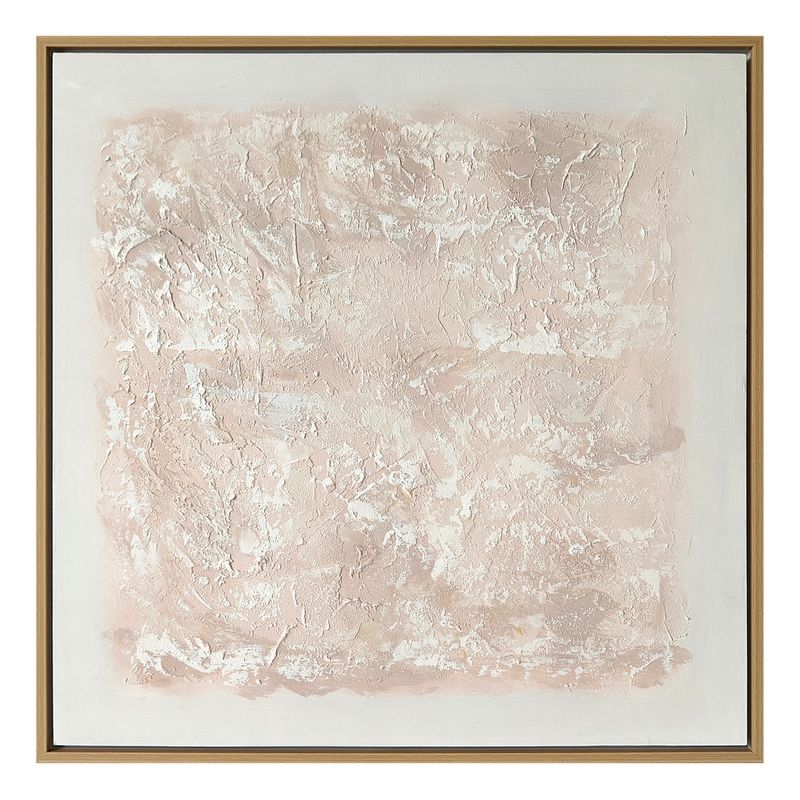 White Linen Enhanced Canvas Print