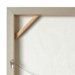 White Linen Enhanced Canvas Print