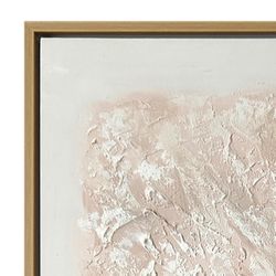 White Linen Enhanced Canvas Print