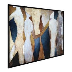 Abstract Figures Enhanced Canvas Print