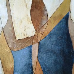 Abstract Figures Enhanced Canvas Print